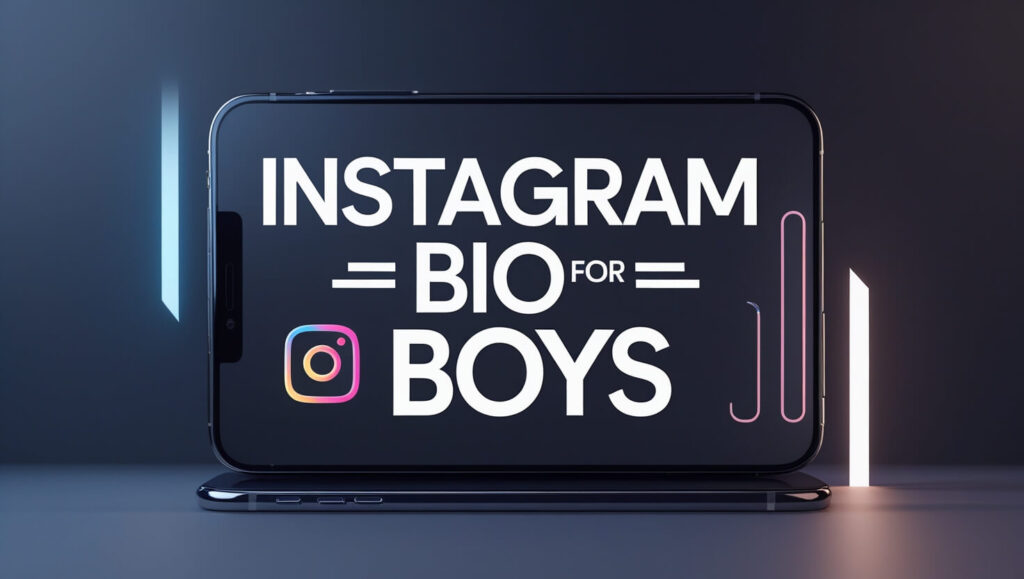 Instagram Bios for Boys with Attitude